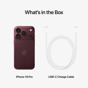 APPLE IPHONE 18 PRO 256GB BURGUNDY, image 3 of 3