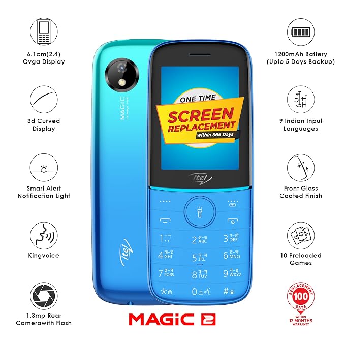 ITEL IT6131 MAGIC 2 GRADATION BLUE — image 1 of 3