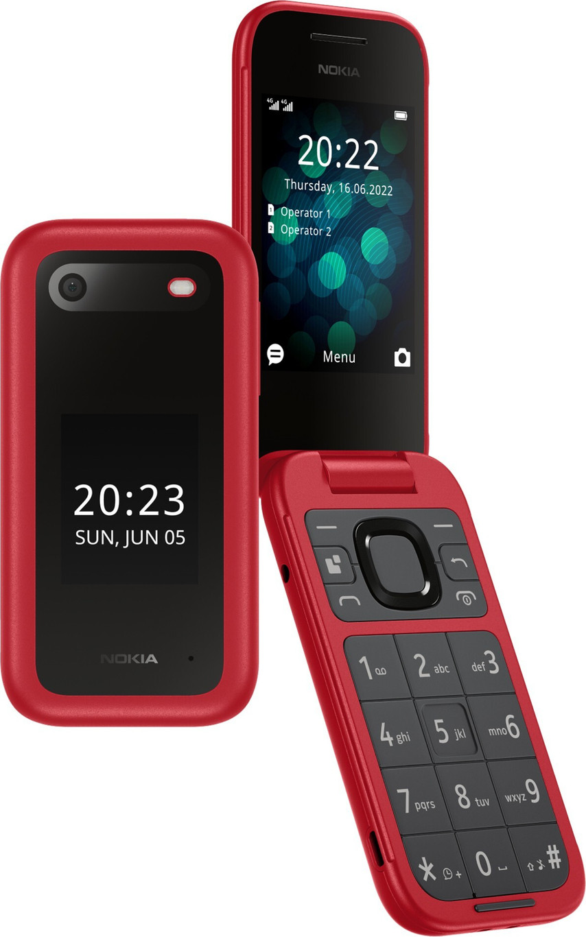 NOKIA 2660 FLIP TA-1480 DS RED