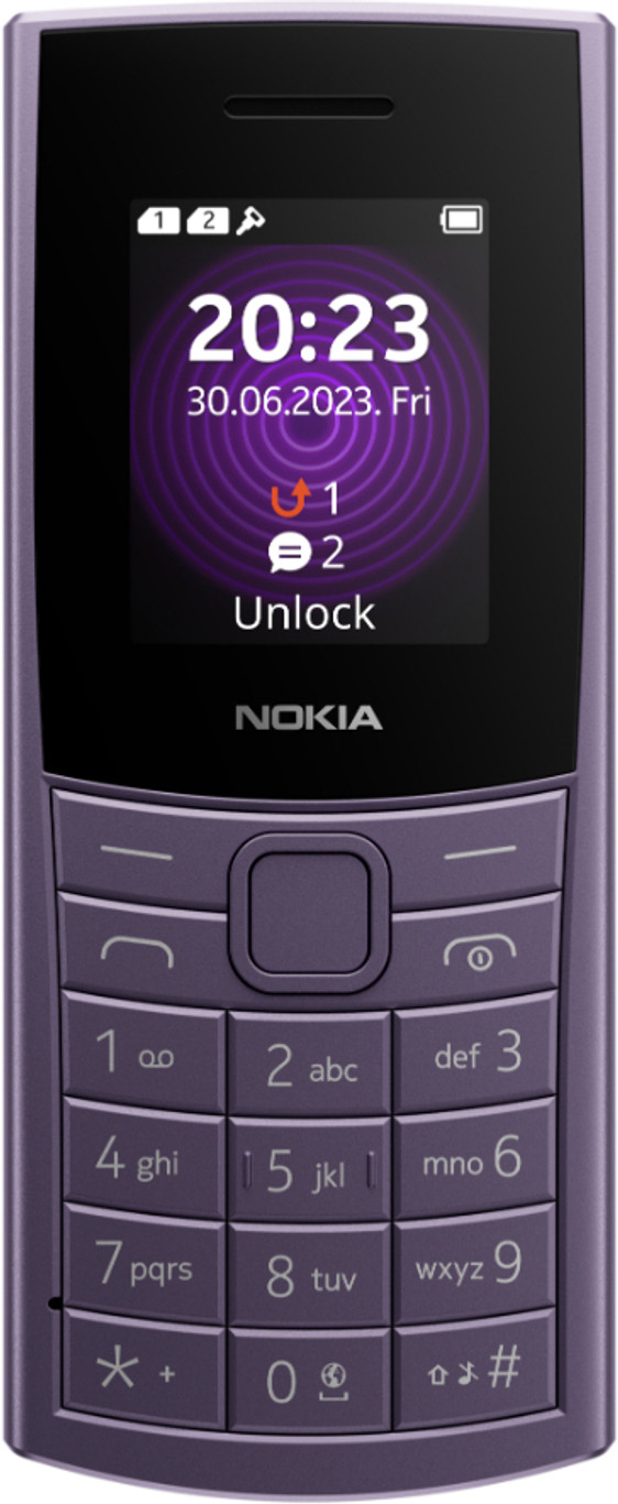NOKIA 110 4G 2023 TA-1556 DS  ARCTIC PURPLE — image 2 of 3