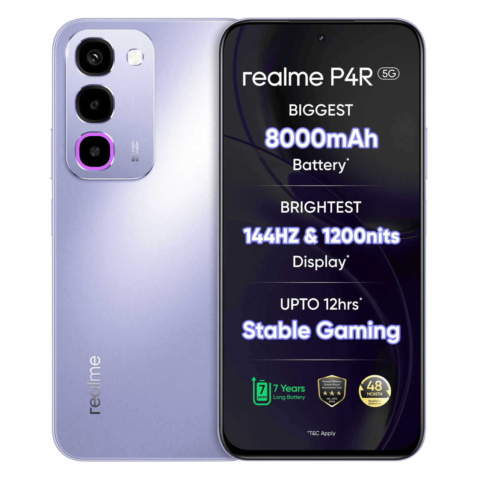 REALME P4R 5G RMX5266 6GB/256GB LAVENDER GLARE