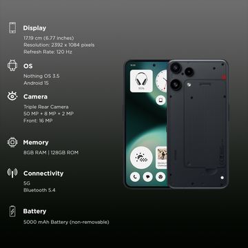 NOTHING PHONE 3A LITE 8+128GB A001T BLACK — image 3 of 3