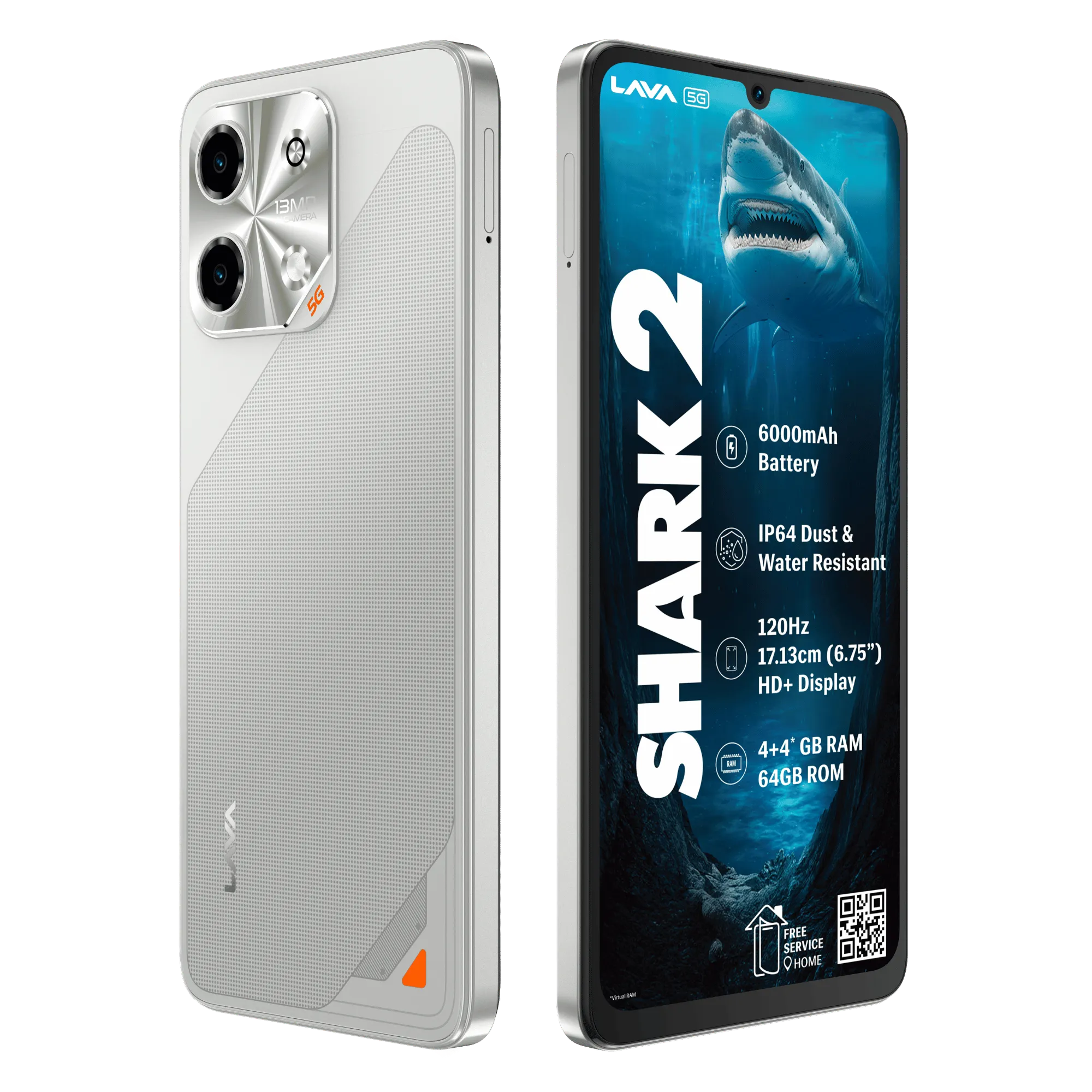 LAVA SHARK 2 5G 4/64GB SONAR GOLD, image 2 of 3
