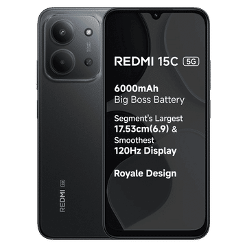 REDMI 15C 5G 6/128GB MIDNIGHT BLACK — image 1 of 3