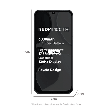REDMI 15C 5G 8/128GB MIDNIGHT BLACK — image 2 of 3