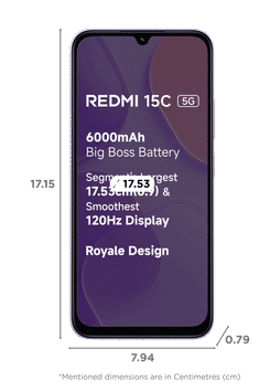 REDMI 15C 5G 8/128GB DUSK PURPLE — image 2 of 3