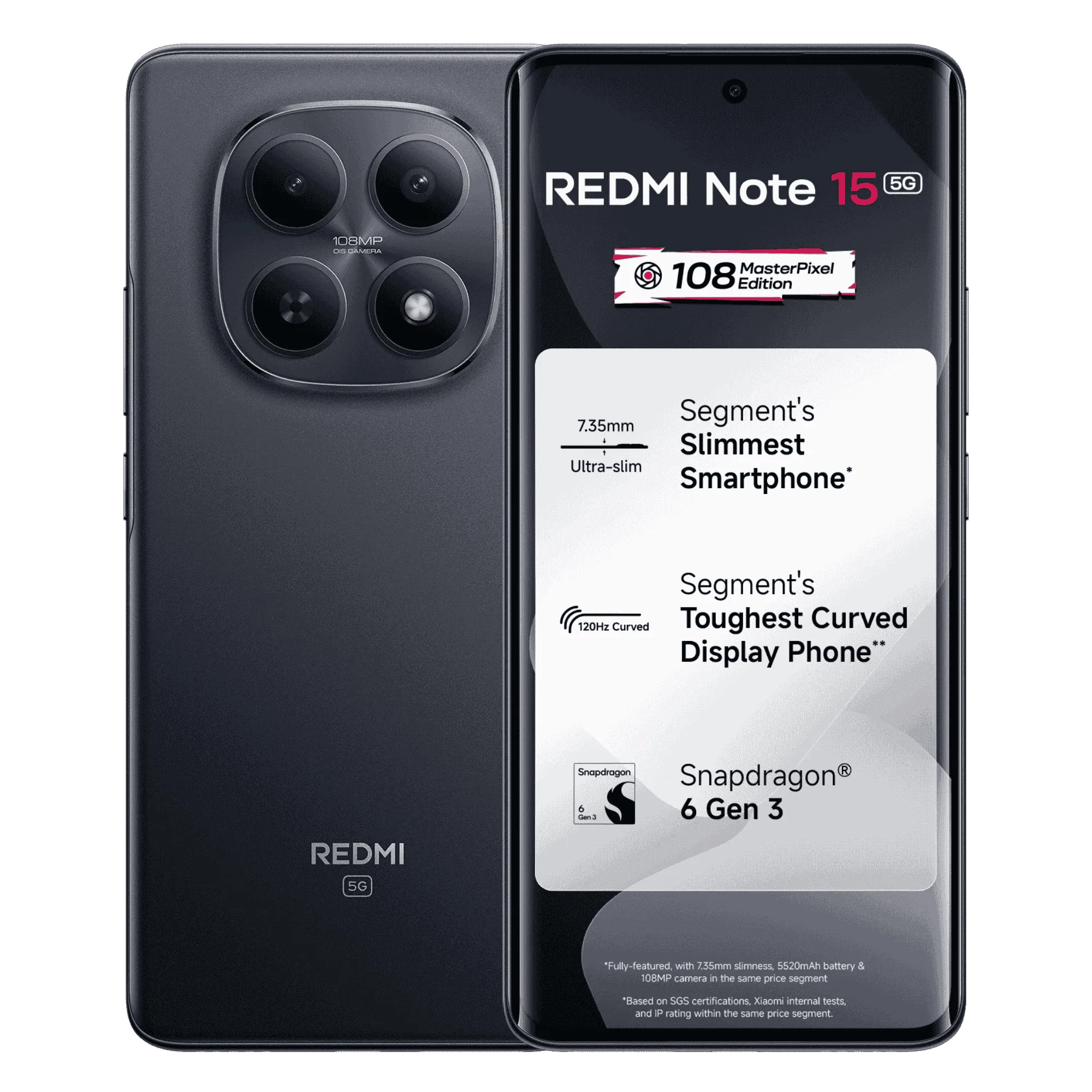 REDMI NOTE 15 5G 8GB/128GB BLACK