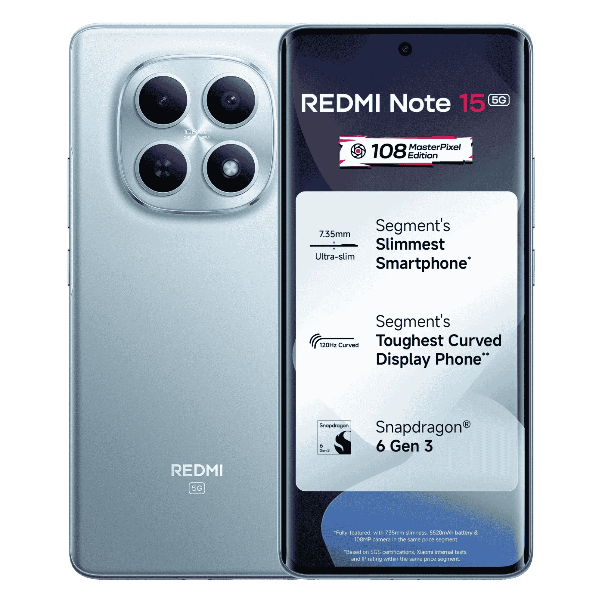 REDMI NOTE 15 5G 8GB/256GB GLACIER BLUE — image 1 of 3