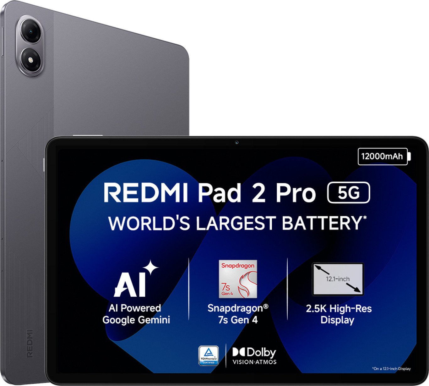 REDMI PAD 2 PRO 5G 8GB/256GB GRAPHITE GREY