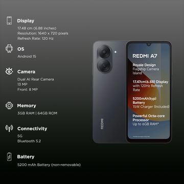 REDMI A7 3GB/64GB BLACK — image 3 of 3