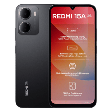 REDMI 15A 5G 4/128GB ACE BLACK