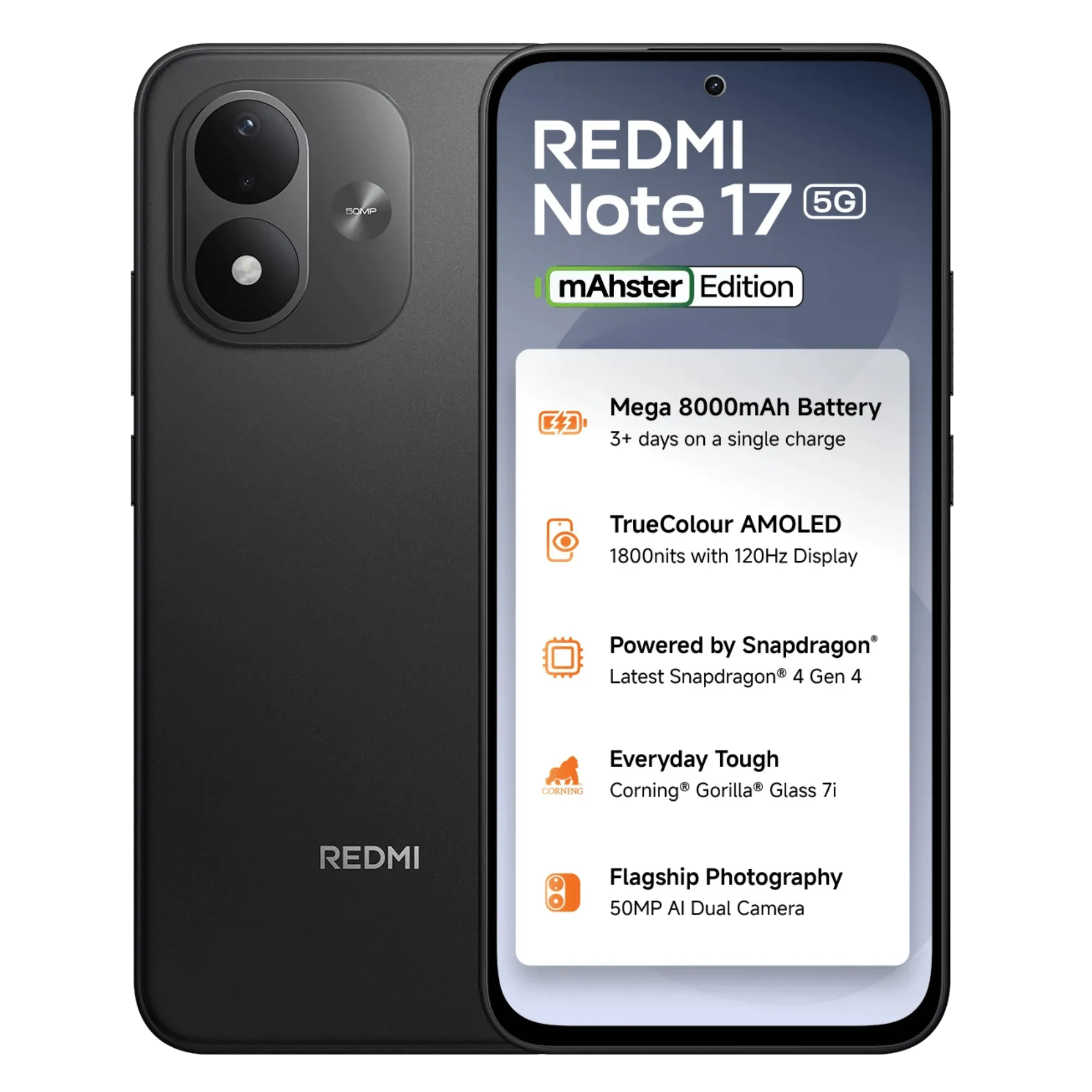REDMI NOTE 17 5G 6GB/128GB DARK NIGHT