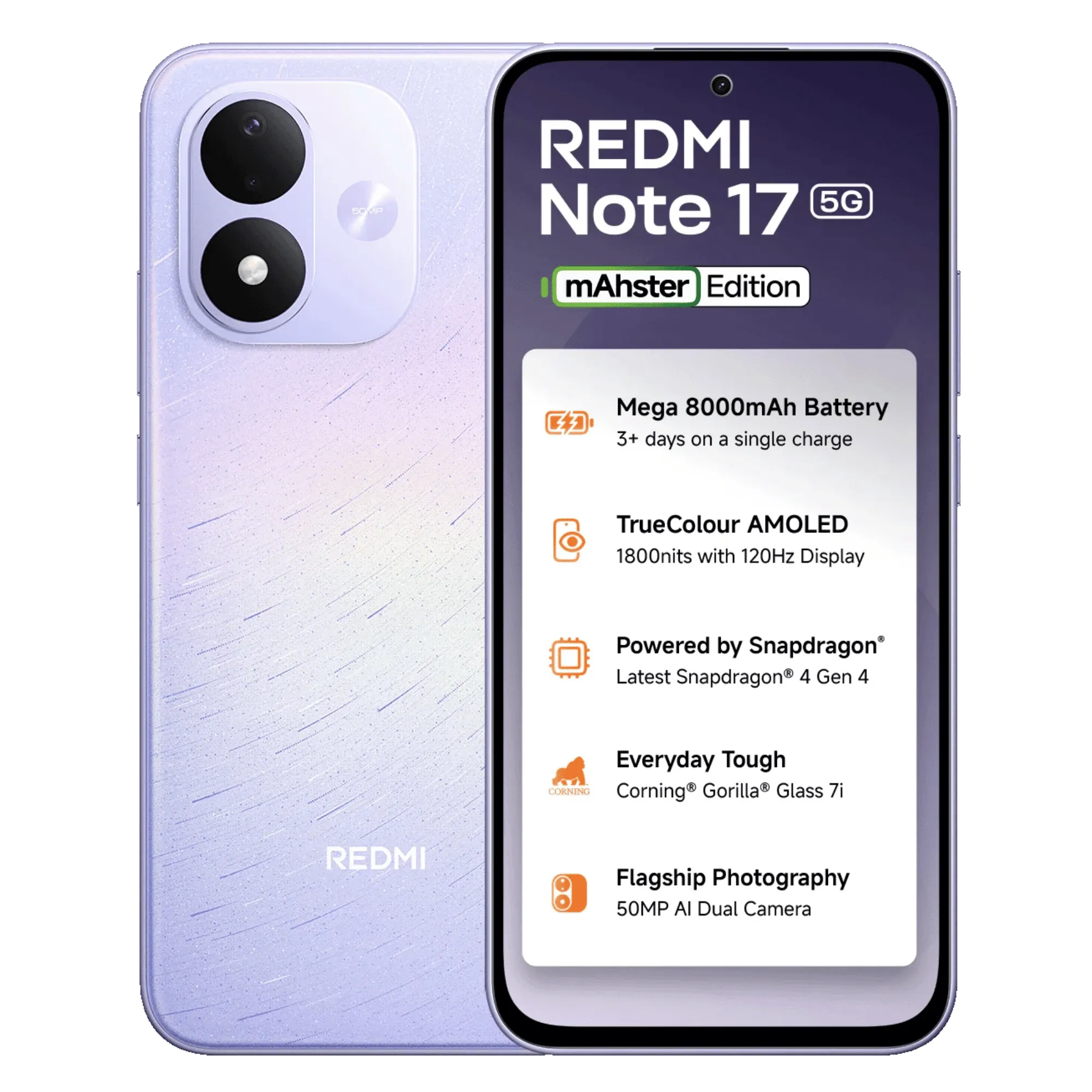REDMI NOTE 17 5G 6GB/128GB STARLIGHT PURPLE