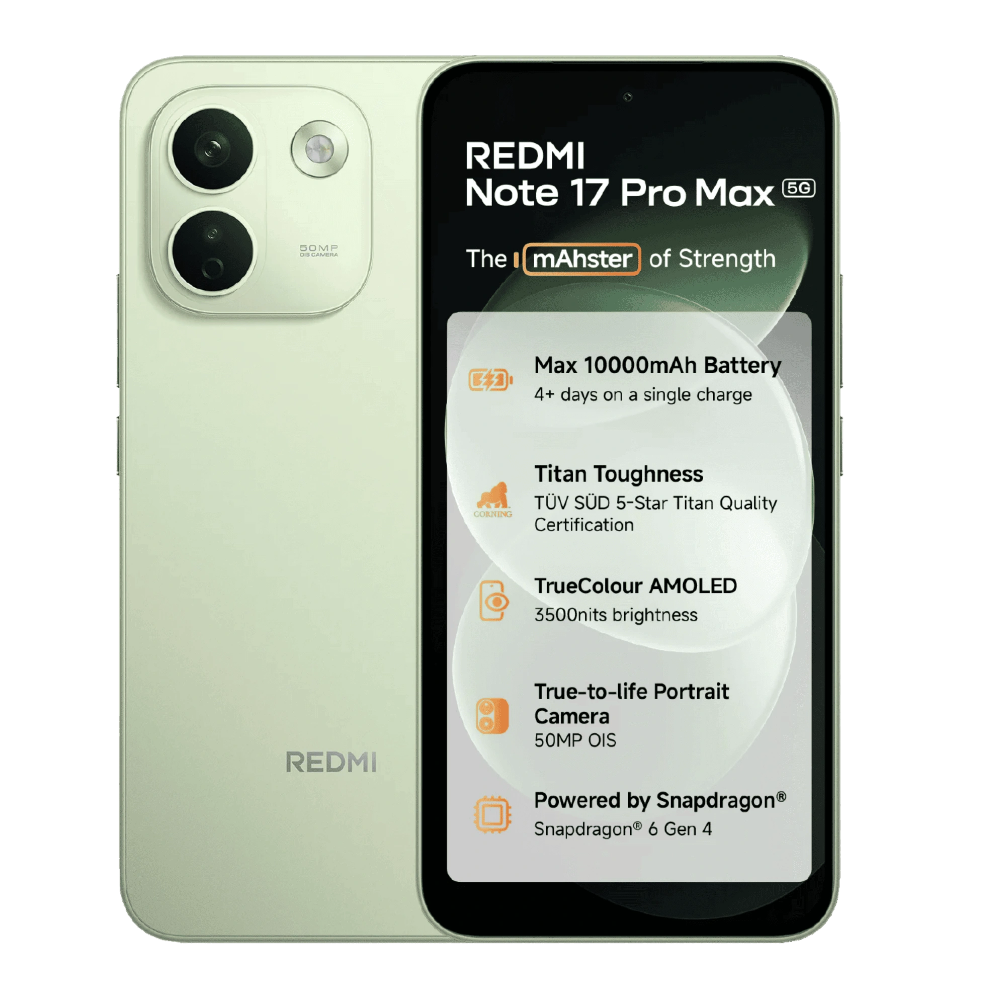 REDMI NOTE 17 PRO MAX 5G 12GB/256GB MATCHA GREEN, image 1 of 3
