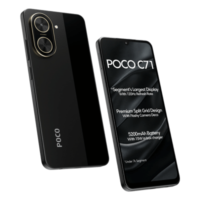 POCO C71 4GB/64GB POWER BLACK