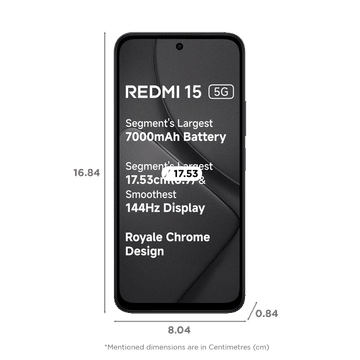 REDMI 15 5G 6/128GB MIDNIGHT BLACK — image 2 of 3