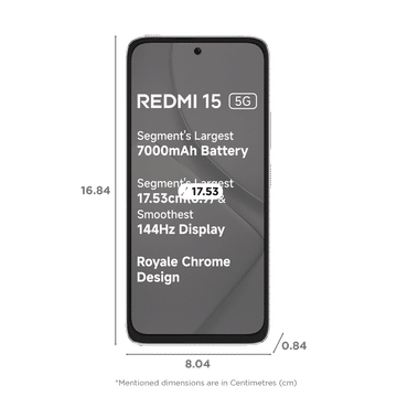 REDMI 15 5G 8/128GB FROSTED WHITE — image 2 of 3