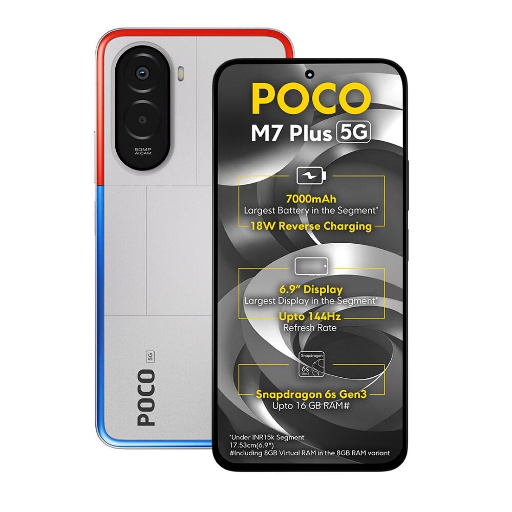 POCO M7 PLUS 5G 6GB/128GB CHROME SILVER