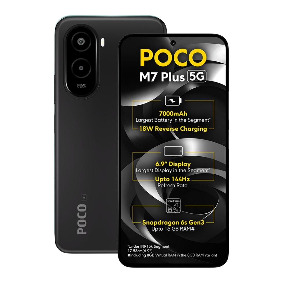 POCO M7 PLUS 5G 8GB/128GB CARBON BLACK — image 1 of 3