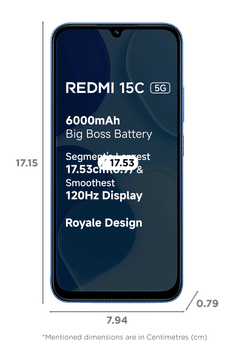 REDMI 15C 5G 4/128GB MOONLIGHT BLUE — image 3 of 3